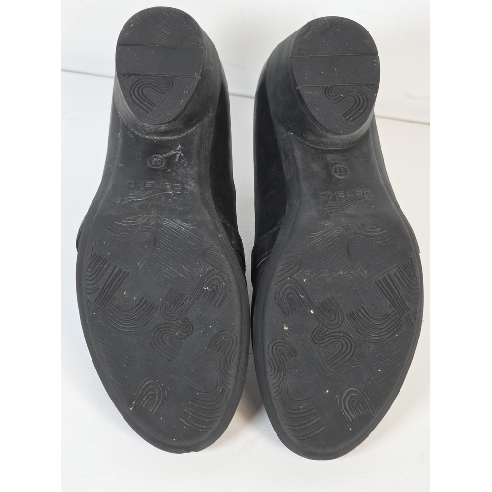 Dansko Womens Size 39 Rosalie Black Leather Mary Jane Clogs Loafers Comfort Walk - Picture 9 of 11